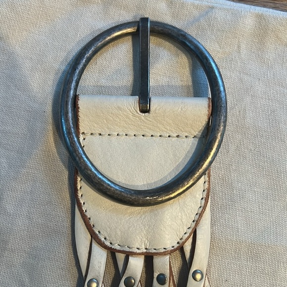 Fossil Woven Leather Studded Belt - Picture 2 of 5